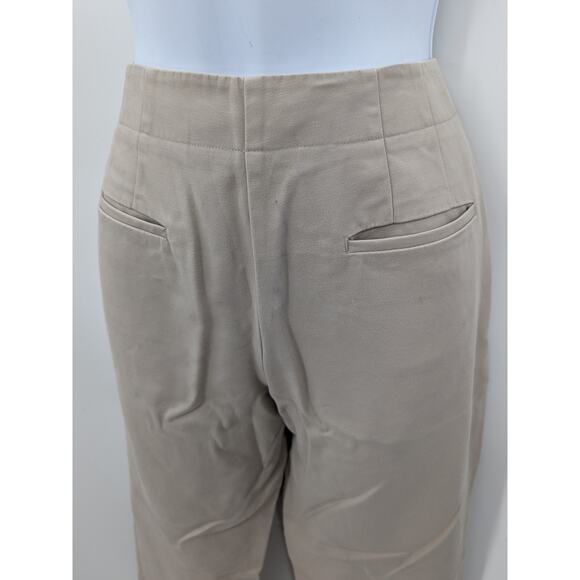 Chico's Women's Khaki Pants Size 0 Cotton Elastane Straight Leg Tan - Picture 6 of 11